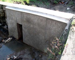Downstream Photo of Dam Repair